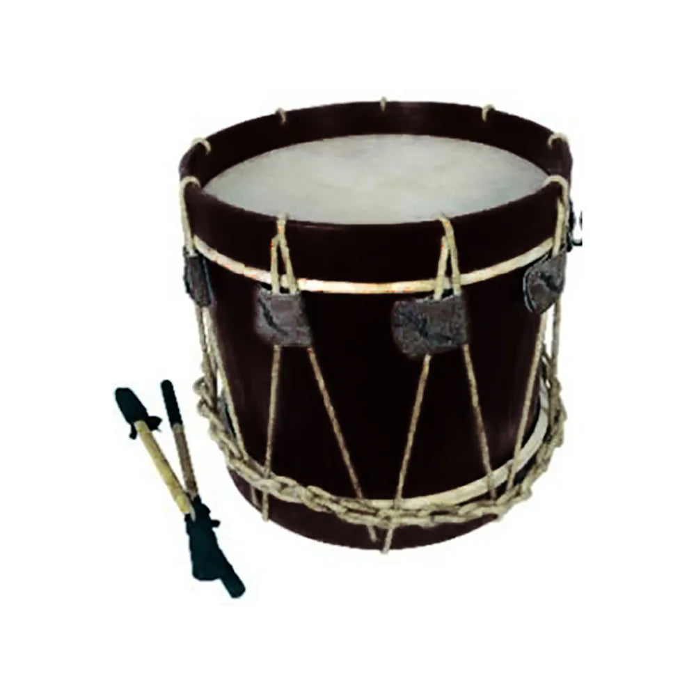 15"x10" Black Drum with Rope Tension