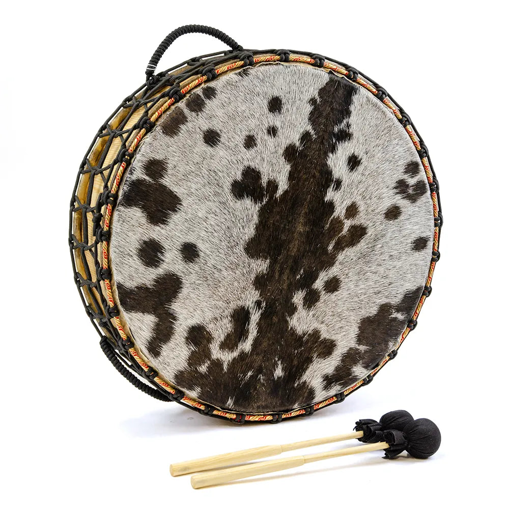 Shamanic Drum 20in x 6in Ply Shell with Leather Skin