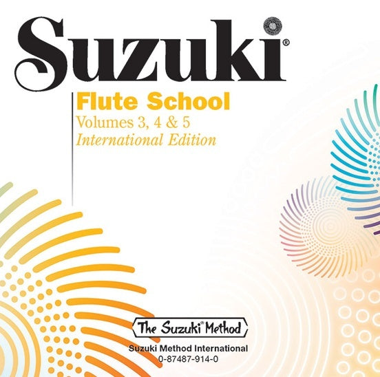 Suzuki Flute School Volume 3, 4 & 5 CD