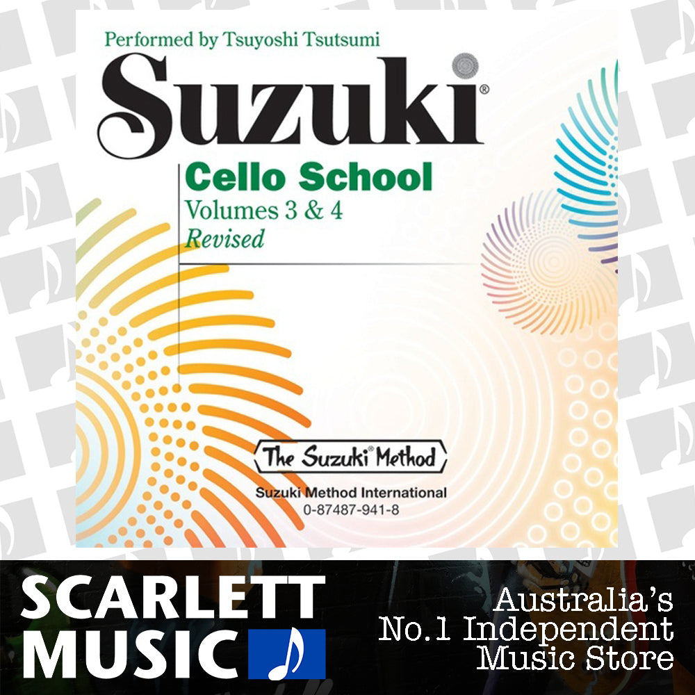 Suzuki Cello School Volume 3 & 4 CD Recording by Tsuyoshi Tsutsumi - International Edition Summy Birchard 0941 — view 2