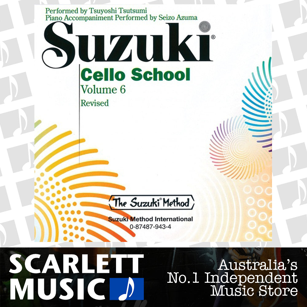 Suzuki Cello School Volume 6 CD Recording by Tsuyoshi Tsutsumi International Edition Summy Birchard 0943 — view 2