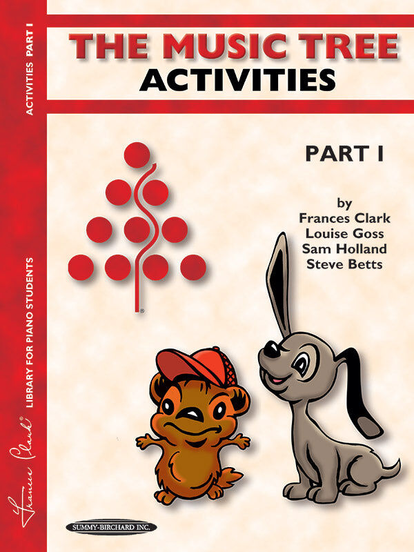 The Music Tree Activities Book Part 1 by Clark, Goss, Holland - Piano Sheet Music 0950S