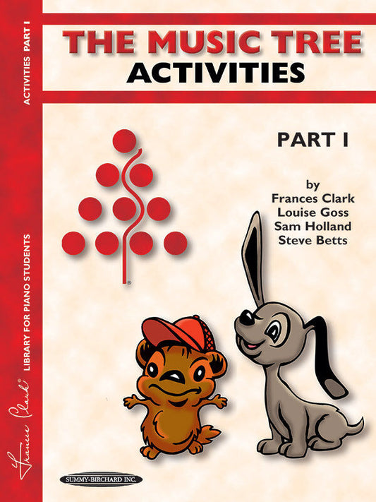 The Music Tree Activities Book Part 1 by Clark, Goss, Holland - Piano Sheet Music 0950S