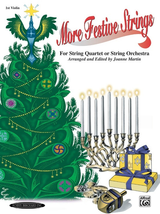 More Festive Strings For String Quartet Violin 1