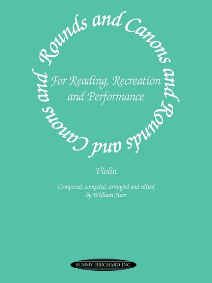 Rounds And Canons Violin Ensemble