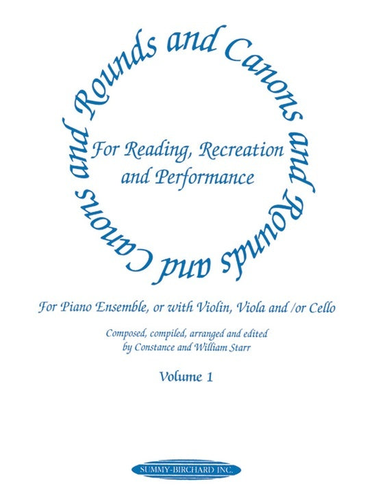 Rounds And Canons Volume 1 Piano Ensemble