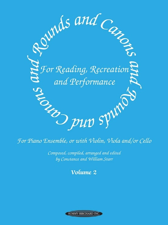 Rounds And Canons Volume 2 Piano Ensemble