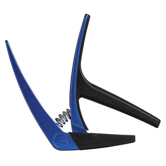 G7 Nashville 6 String Capo - Blue, Spring-Loaded, One-Handed Operation, Lightweight, Steel String Guitar Accessory