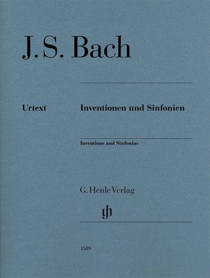 Bach Inventions and Sinfonias BWV 772-801 Piano Sheet Music No Fingering