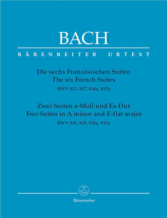 Six French Suites and Two Suites BWV 812-819 Piano and Organ Sheet Music