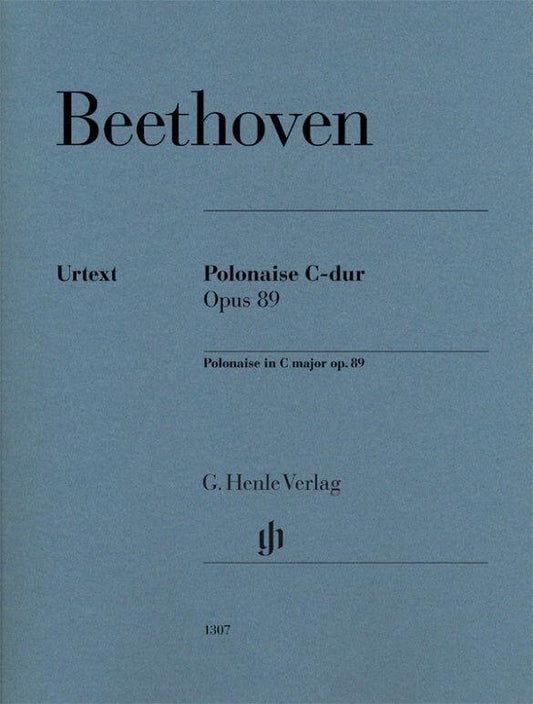 Beethoven Polonaise in C Major Op 89 Piano Solo Sheet Music Henle HN1307