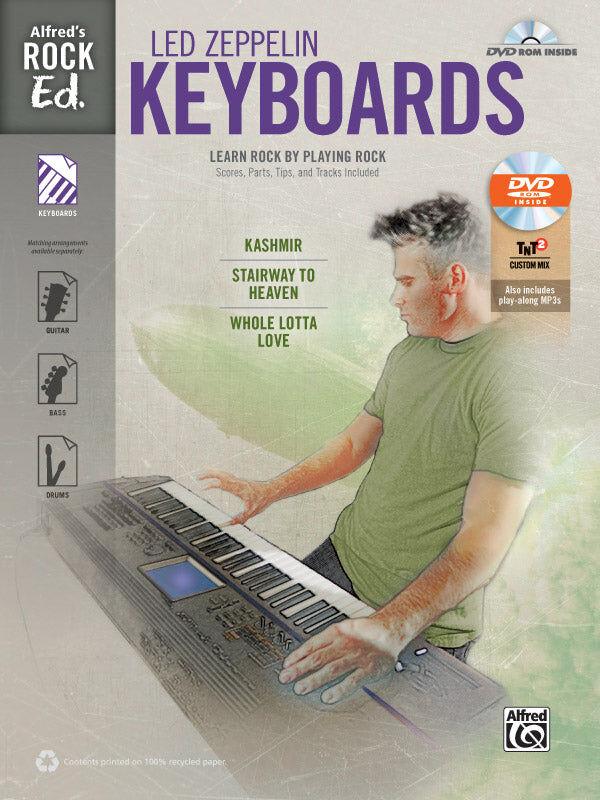 Alfred Rock Ed Led Zeppelin Keyboards BK/DVD-ROM