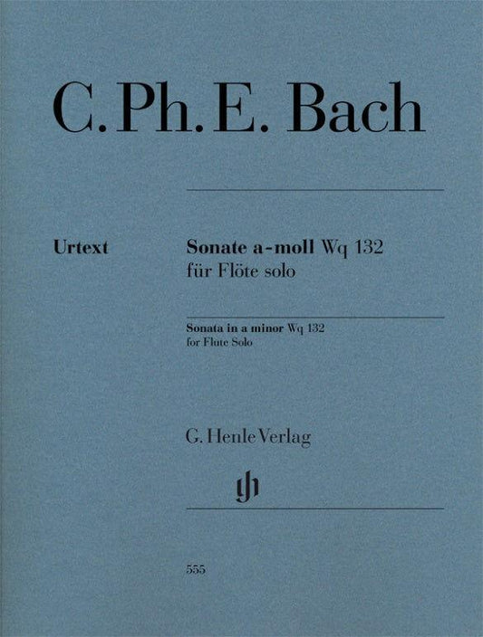 Bach CPE Sonata in A Minor Wq132 for Flute Solo Henle HN555