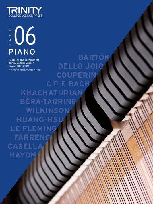 Trinity Piano Exam Pieces 2021-23 Grade 6 Book - Trinity College London TCL020291