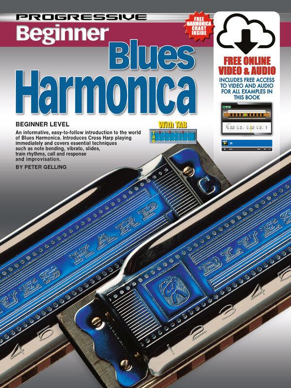 Progressive Beginner Blues Harmonica Book