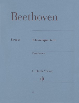 Piano Quartets Sheet Music Score and Parts