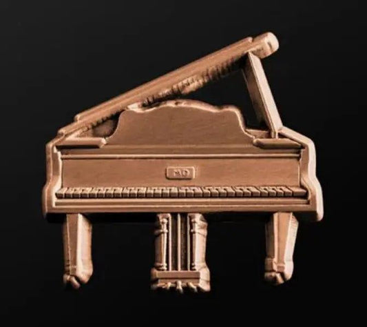 Musician Designer Grand Piano Copper Pin