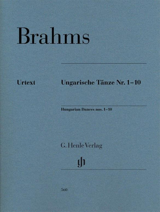 Brahms - Hungarian Dances 1-10 - Piano Solo - Henle HN560