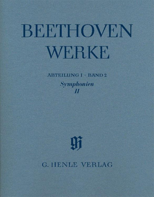 Beethoven Symphonies Volume 2 No 3 and 4 Full Score - Henle