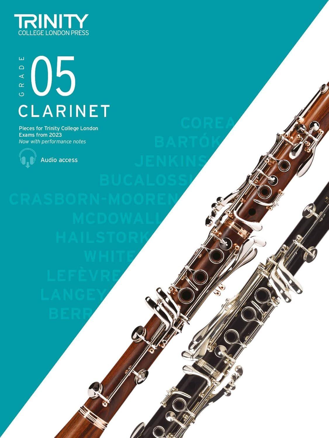 Trinity Clarinet Exam Pieces 2023 Grade 5 Sc/Pt Sheet Music
