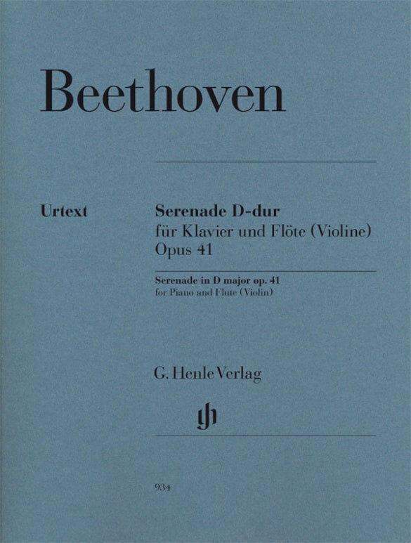 Serenade for Flute and Piano Op 41 Revised Edition