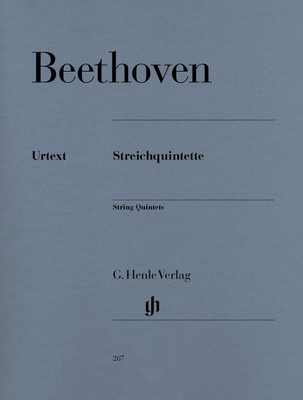 Beethoven String Quintets Op 4, 29, 104 & 137 - Chamber Sheet Music