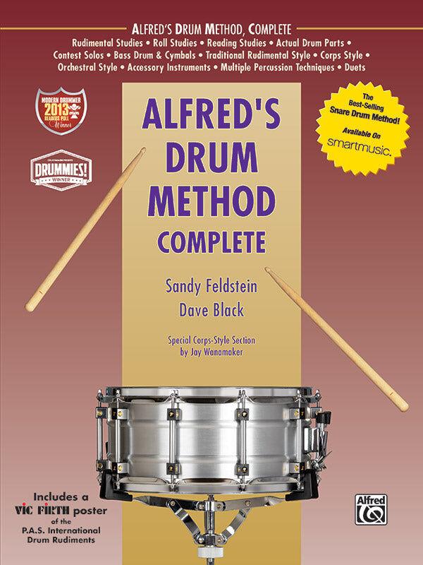 Alfred's Drum Method Complete Book with Poster