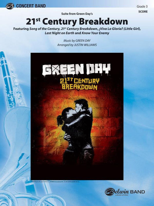 21st Century Breakdown Concert Band Sheet Music Grade 3 Green Day