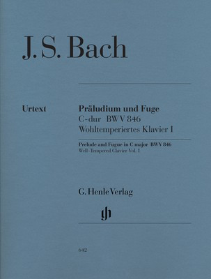 Prelude and Fugue in C Major BWV 846 Piano Solo Sheet Music by J.S. Bach