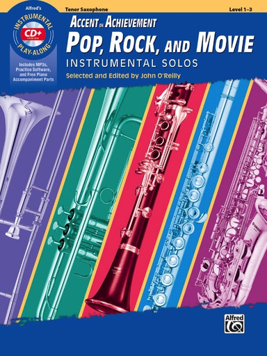 AOA Pop, Rock & Movie Instrumental Solos for Tenor Saxophone Book/CD