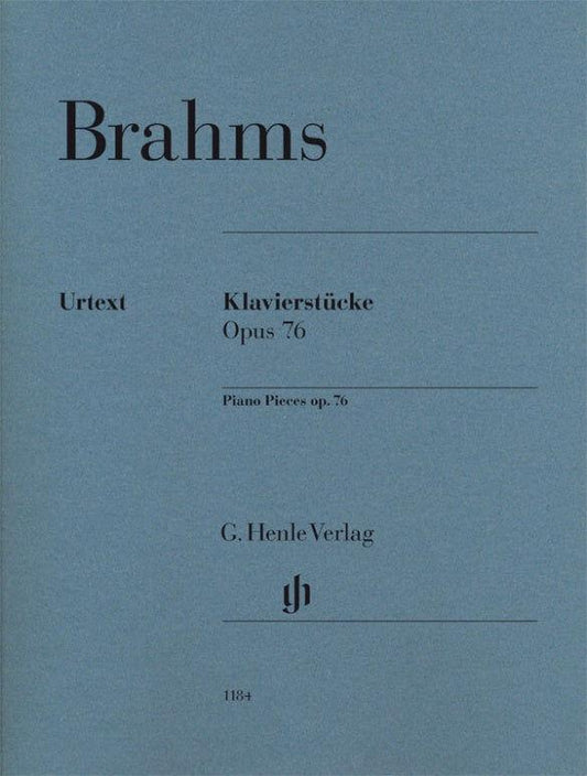 Brahms Piano Pieces Op 76 - Sheet Music for Piano Solo, Complete Edition HN 6014