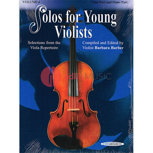 Solos for Young Violists Volume 4 Viola and Piano Sheet Music