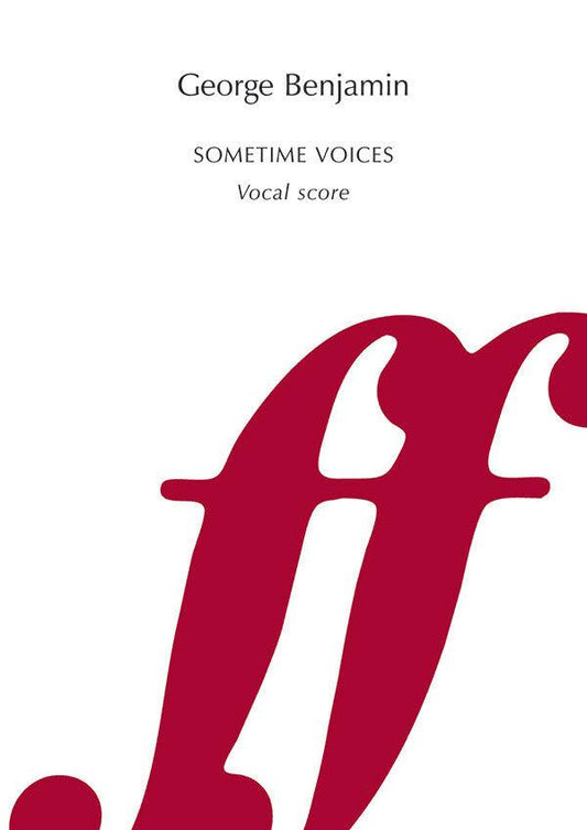 Sometime Voices Vocal Sheet Music