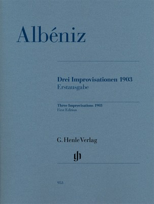 Three Improvisations 1903 Piano Solo Sheet Music with CD