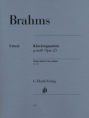 Piano Quartet in G Minor Op 25 - Chamber Sheet Music