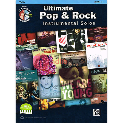 Ultimate Pop & Rock Instrumental Solos for Violin with CD