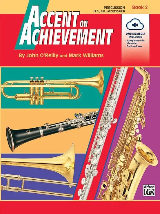 Accent on Achievement Book 2 Percussion Book/CD