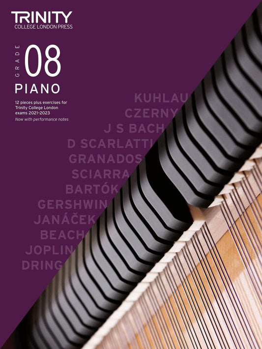 Trinity Piano Exam Pieces 2021-23 Grade 8 Book - TCL020314