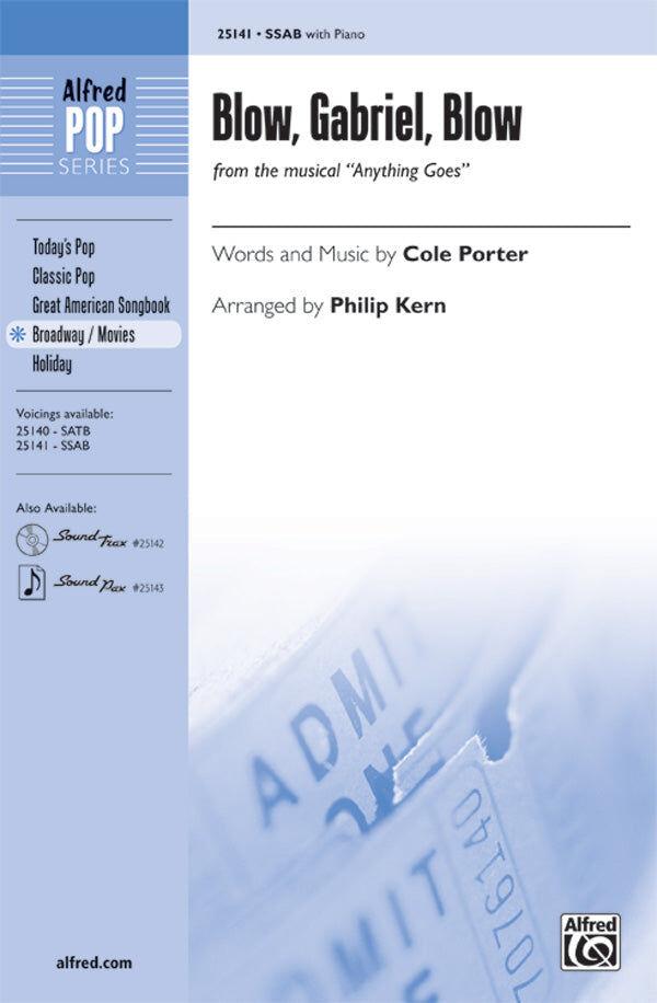 BLOW GABRIEL BLOW Choral Sheet Music from Anything Goes by Cole Porter