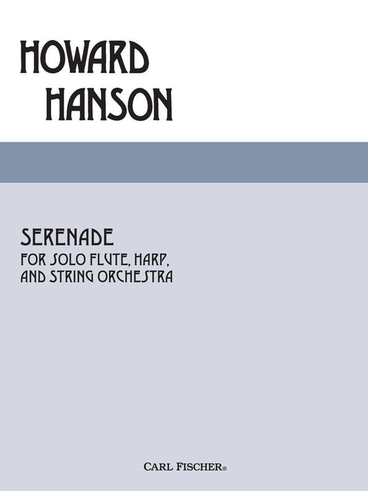 Serenade Op 35 Full Score for Flute, Harp, and Strings