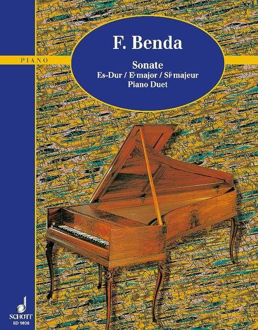 Benda Sonata in Eb Major for Piano Duet
