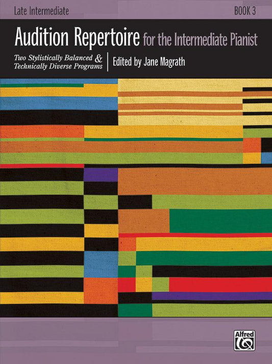 Audition Repertoire for Intermediate Pianist Book by Dr. Jane Magrath