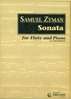Zyman Sonata Flute/Piano Accompaniment Presser 114-40288
