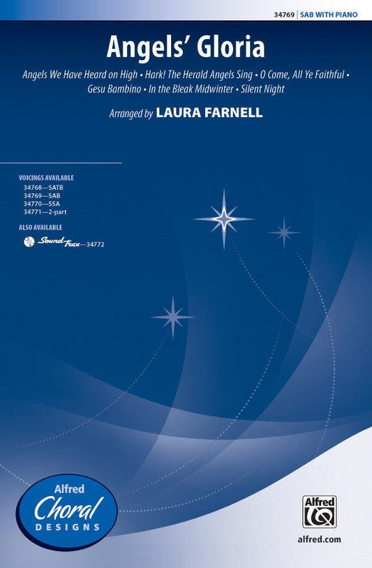 Angels Gloria SAB Choral Sheet Music for Christmas Medley