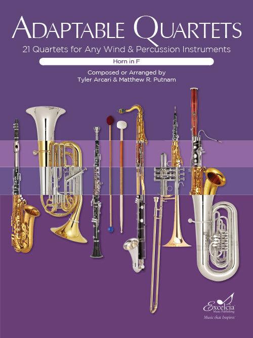 Adaptable Quartets for Winds - Horn in F Chamber Sheet Music