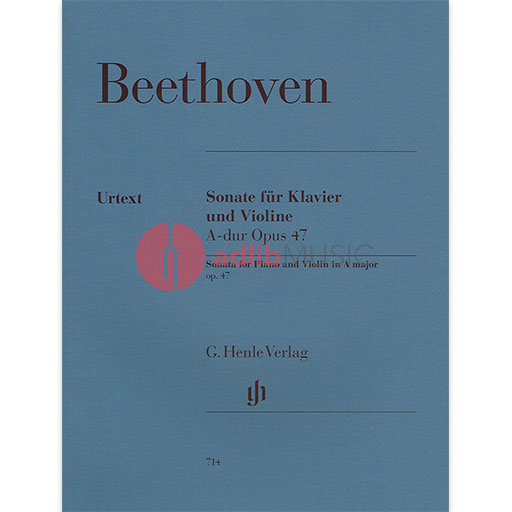 Beethoven Violin Sonata in A Major Kreutzer Op 47 Urtext Edition Vln/Pno