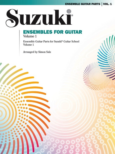 Suzuki Ensembles for Guitar Vol 1 - Guitar Sheet Music and Tutor Method Book