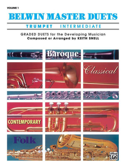 Belwin Master Duets Intermediate Book 1 for Trumpet