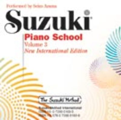 Suzuki Piano School CD Volume 3 New International Edition