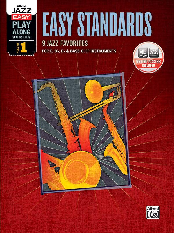 Alfred Jazz Easy Play-Along Vol 1 Piano Sheet Music Easy Standards